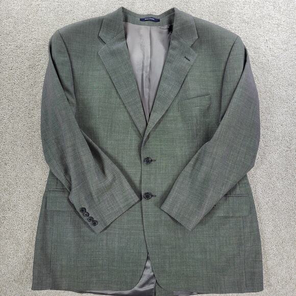 VTG Chaps Ralph Lauren Ranger 1998 Jacket Mens 46R Gray Wool Cashmere Blend - Picture 5 of 15